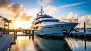 Yacht Sunset Nice